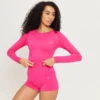 MP Women's Shape Seamless Long Sleeve Top - Magenta 1 MP Women's Shape Seamless Long Sleeve Top - Magenta -Damen Fitnessbekleidung Verkäufe 13110573 6594915095060480
