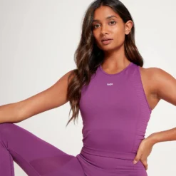 MP Women's Tempo Seamless Vest - Purple -Damen Fitnessbekleidung Verkäufe 13116552 1634914614910816