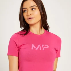 MP Women's Adapt Short Sleeve Crop Top - Magenta -Damen Fitnessbekleidung Verkäufe 13117082 7234929378902427