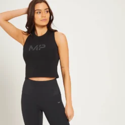 MP Women's Adapt Racerback Crop Vest - Black -Damen Fitnessbekleidung Verkäufe 13117098 1654929379360551
