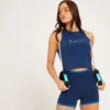MP Women's Adapt Racerback Crop Vest - Deep Blue 1 MP Women's Adapt Racerback Crop Vest - Deep Blue -Damen Fitnessbekleidung Verkäufe 13117114 3464929379419786