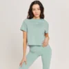 MP Women's Rest Day Crop T-Shirt - Ice Blue -Damen Fitnessbekleidung Verkäufe 13129937 2044911999073872