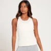 MP Women's Rest Day Rib Vest - Ecru -Damen Fitnessbekleidung Verkäufe 13130028 1974914618362820