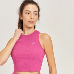 MP Women's Rest Day Cropped Rib Vest - Sangria -Damen Fitnessbekleidung Verkäufe 13130036 1904911997099065