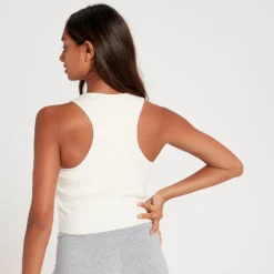 MP Women's Rest Day Cropped Rib Vest - Ecru -Damen Fitnessbekleidung Verkäufe 13130044 3224914618743835