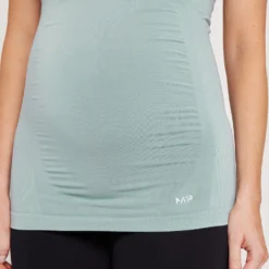 MP Women's Maternity Seamless Vest - Ice Blue -Damen Fitnessbekleidung Verkäufe 13170084 2074942552888341