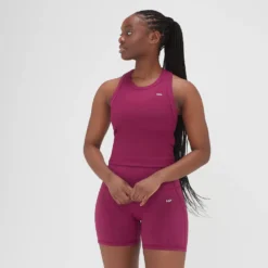 MP Women's Adapt Ribbed Vest - Dark Grape