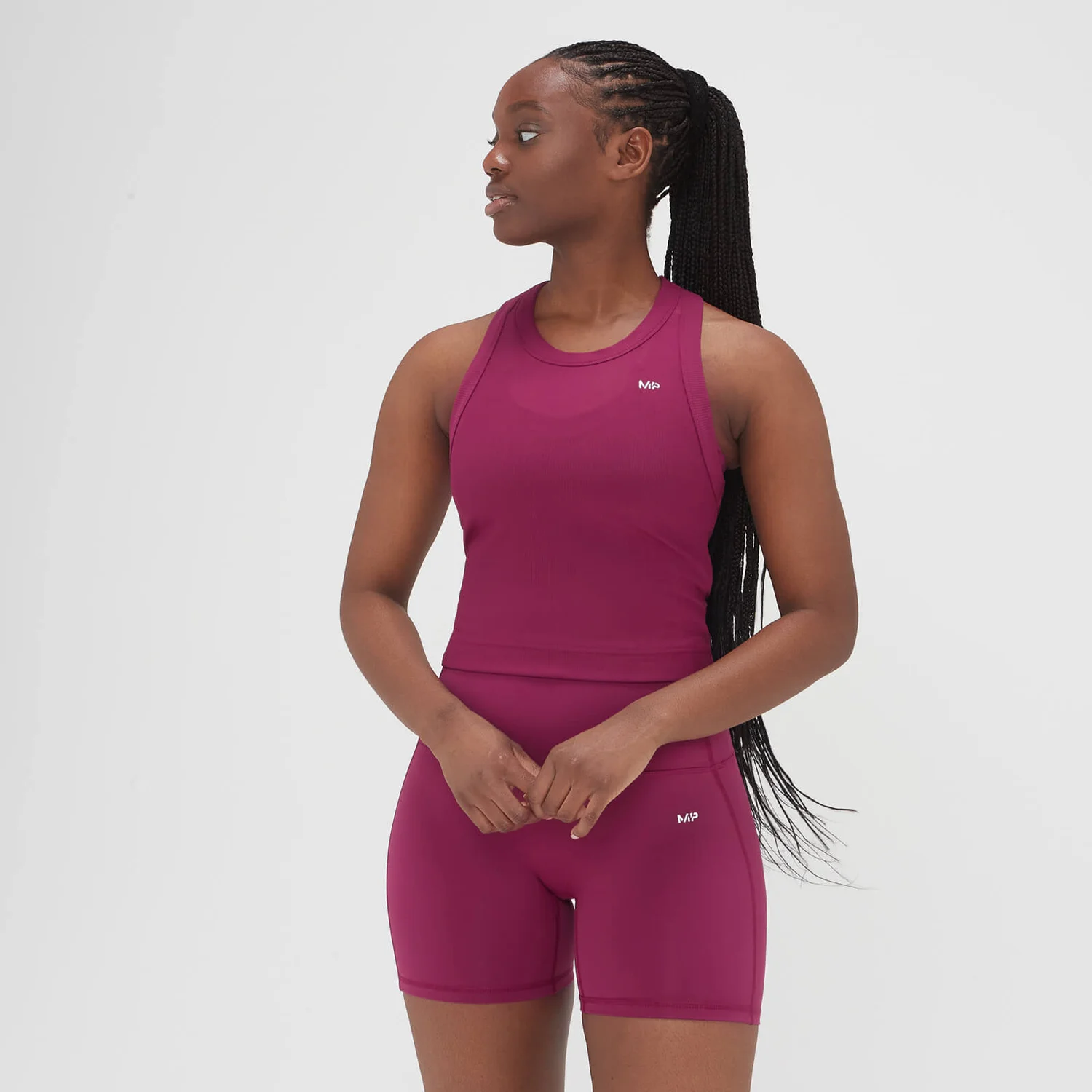 MP Women's Adapt Ribbed Vest - Dark Grape 3 MP Women's Adapt Ribbed Vest - Dark Grape