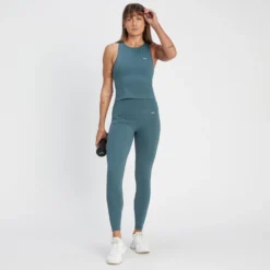 MP Women's Tempo Ultra Cropped Vest - Smoke Blue 8 MP Women's Tempo Ultra Cropped Vest - Smoke Blue -Damen Fitnessbekleidung Verkäufe 14006956 2065029960952202